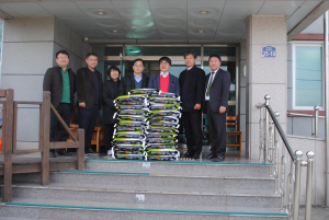 포항향토청년회지도회, 쌀 550kg 전달
