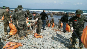 한·미해병대 송라지역 봉사활동 펼쳐