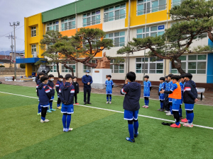 영주 풍기초 축구부, 2021 경북소년체육대회 대비 연습경기 개최