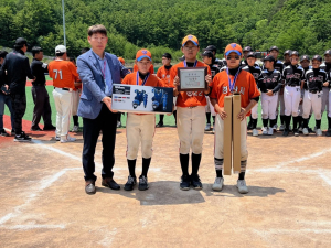 경산시 리틀야구단 전국대회 준우승