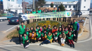 구미 고아읍, 가로화단ㆍ화분에 봄꽃 식재
