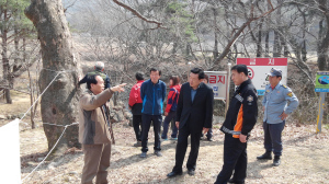 박용우 포항북부소방서장, 문화재 화재예방 교육