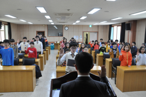 군위교육청, 부설 영재교육원 입학식