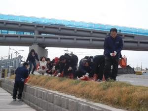 포항 송도동, 포항운하관 주변 등 정비활동