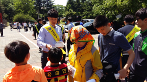 포항남부署, 스틸러스 축구장서 학교폭력예방 캠페인