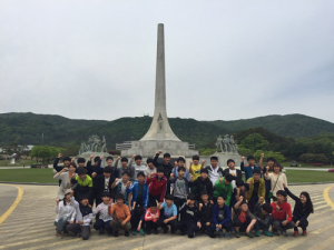 경산 자인중, 나라 사랑 계룡대 체험활동