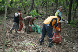 경주, 야생동물 불법 포획시설 제거