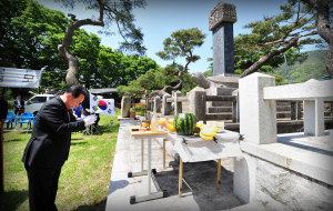 “홍천뢰 장군의 뜻 가슴깊이 새긴다”