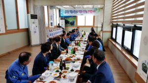 김학동 포항제철소장, 제철동 방문·오찬 간담회