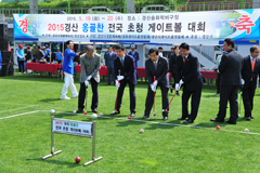 경산시 게이트볼 대회 ‘화합의 장’ 만들어