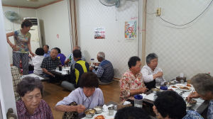 고령, 저소득노인·장애인 대상 무료 식사
