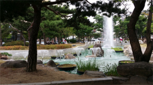구미, 공원분수 운영 중