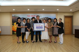 성주 장계향 선양회 성주지회-재향경우회 등 장학금 기탁