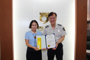 안동署, 김지연 농협 용상지점 직원에 감사장