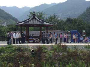 경산 남천면, 송백1리 쉼터 현판식