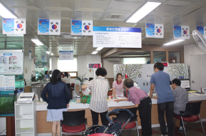 포항 중앙동, 태극기 달기운동 전개