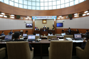올 상반기 군정 주요업무 실적보고 청취