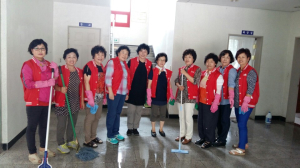 고령 새누리봉사단, 대가야읍분회 청소 봉사활동