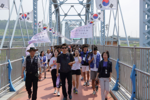 대구고교생 130명, 낙동강방어선 전투현장탐방
