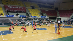 구미서 道지사기 생활체육 배구대회 열려