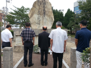 포항 북구청,‘학도의용군 6.25전적비’에 참배