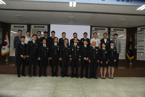 김수룡 울진경찰서장, 인사발령 신고식