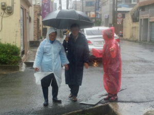 장종두 포항 남구청장, 태풍 피해대비 지역 순찰