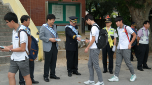 안동署, 안동중서 학교폭력예방 캠페인