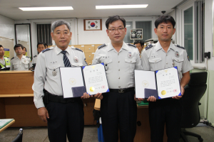 안동署, 안태기ㆍ임종태 경위 경찰청장 표창 수여