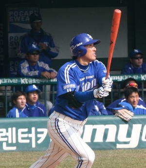 이승엽, 마수걸이 대포 ‘작렬’