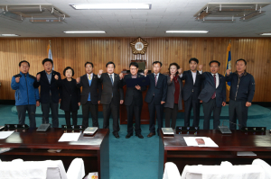 영주시의회, 선거구 획정 협상 중단 성명서 발표