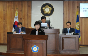 郡 긴급지원 조례안 상정