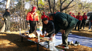 하양읍, 산불예방 캠페인 및 산신제 봉행