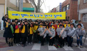 영주남부초, 교통안전실천 캠페인