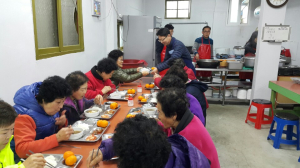 구룡포, 무료급식 봉사활동 실시