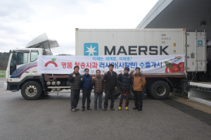 名品 청송사과, 러시아 유혹하러 GO~