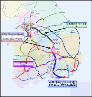 김천~거제 철도 본격 추진