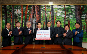 울진ㆍ영덕세무서 세정協, 오수매트 등 울진군에 기탁