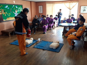 의성소방서, 기쁨의 집 소방대피훈련 실시