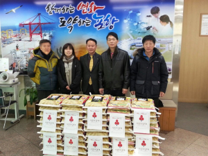 삼성라이온즈 심창민 선수, 사랑의 쌀 기증