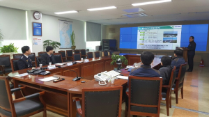 정흥남 경주경찰서장, 월성원전 방문