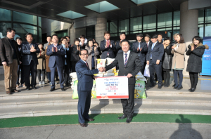 백미 46포 장애인에 전달