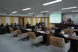 청도군의회, 업무보고 청취