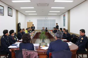 의성소방서, 의용소방대 연합회 간담회