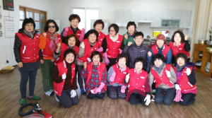 고령군 누리봉사단, 노인회관 봉사활동