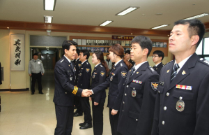 고령署, 인사발령 신고식