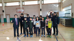 “어려운 여건 속에도 열심히 훈련해주길”