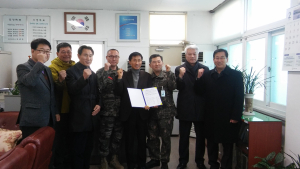 동해면, 민·관·군 협업 동해면 꽃밭조성 협약 체결
