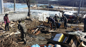 성주군, 8129공군부대의 집청소 봉사활동
