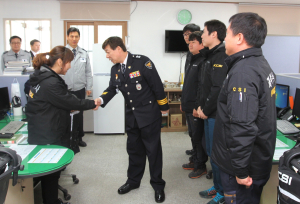 조희현 경북지방경찰청장, 포남署 치안현장방문